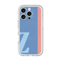 スリムプロテクションプレミアムケース with MagSafe［ オリジナル - initial color line - Z blue ］