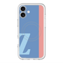 スリムプロテクションプレミアムケース with MagSafe［ オリジナル - initial color line - Z blue ］