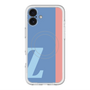 スリムプロテクションプレミアムケース with MagSafe［ オリジナル - initial color line - Z blue ］