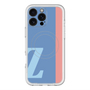 スリムプロテクションプレミアムケース with MagSafe［ オリジナル - initial color line - Z blue ］