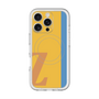 スリムプロテクションプレミアムケース with MagSafe［ オリジナル - initial color line - Z orange ］