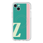 スリムプロテクションプレミアムケース with MagSafe［ オリジナル - initial color line - Z green ］