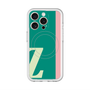 スリムプロテクションプレミアムケース with MagSafe［ オリジナル - initial color line - Z green ］