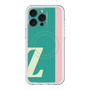 スリムプロテクションプレミアムケース with MagSafe［ オリジナル - initial color line - Z green ］