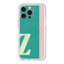 スリムプロテクションプレミアムケース with MagSafe［ オリジナル - initial color line - Z green ］