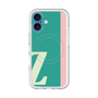 スリムプロテクションプレミアムケース with MagSafe［ オリジナル - initial color line - Z green ］