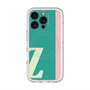 スリムプロテクションプレミアムケース with MagSafe［ オリジナル - initial color line - Z green ］