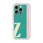 スリムプロテクションプレミアムケース with MagSafe［ オリジナル - initial color line - Z green ］