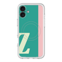 スリムプロテクションプレミアムケース with MagSafe［ オリジナル - initial color line - Z green ］
