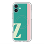 スリムプロテクションプレミアムケース with MagSafe［ オリジナル - initial color line - Z green ］