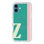 スリムプロテクションプレミアムケース with MagSafe［ オリジナル - initial color line - Z green ］