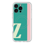 スリムプロテクションプレミアムケース with MagSafe［ オリジナル - initial color line - Z green ］