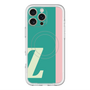 スリムプロテクションプレミアムケース with MagSafe［ オリジナル - initial color line - Z green ］
