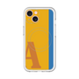 スリムプロテクションプレミアムケース with MagSafe［ オリジナル - initial color line - A orange ］