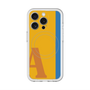 スリムプロテクションプレミアムケース with MagSafe［ オリジナル - initial color line - A orange ］