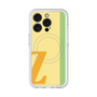 スリムプロテクションプレミアムケース with MagSafe［ オリジナル - initial color line - Z yellow ］