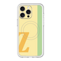 スリムプロテクションプレミアムケース with MagSafe［ オリジナル - initial color line - Z yellow ］
