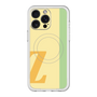 スリムプロテクションプレミアムケース with MagSafe［ オリジナル - initial color line - Z yellow ］