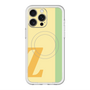 スリムプロテクションプレミアムケース with MagSafe［ オリジナル - initial color line - Z yellow ］