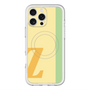 スリムプロテクションプレミアムケース with MagSafe［ オリジナル - initial color line - Z yellow ］
