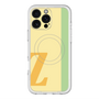 スリムプロテクションプレミアムケース with MagSafe［ オリジナル - initial color line - Z yellow ］