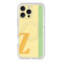 スリムプロテクションプレミアムケース with MagSafe［ オリジナル - initial color line - Z yellow ］