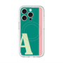 スリムプロテクションプレミアムケース with MagSafe［ オリジナル - initial color line - A green ］