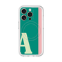 スリムプロテクションプレミアムケース with MagSafe［ オリジナル - initial color line - A green ］