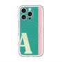 スリムプロテクションプレミアムケース with MagSafe［ オリジナル - initial color line - A green ］