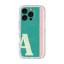 スリムプロテクションプレミアムケース with MagSafe［ オリジナル - initial color line - A green ］