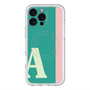 スリムプロテクションプレミアムケース with MagSafe［ オリジナル - initial color line - A green ］