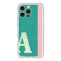 スリムプロテクションプレミアムケース with MagSafe［ オリジナル - initial color line - A green ］