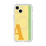 スリムプロテクションプレミアムケース with MagSafe［ オリジナル - initial color line - A yellow ］