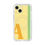 スリムプロテクションプレミアムケース with MagSafe［ オリジナル - initial color line - A yellow ］