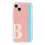 スリムプロテクションプレミアムケース with MagSafe［ オリジナル - initial color line - B pink ］
