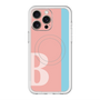 スリムプロテクションプレミアムケース with MagSafe［ オリジナル - initial color line - B pink ］