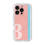 スリムプロテクションプレミアムケース with MagSafe［ オリジナル - initial color line - B pink ］