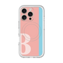 スリムプロテクションプレミアムケース with MagSafe［ オリジナル - initial color line - B pink ］