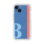 スリムプロテクションプレミアムケース with MagSafe［ オリジナル - initial color line - B blue ］