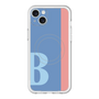 スリムプロテクションプレミアムケース with MagSafe［ オリジナル - initial color line - B blue ］