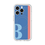 スリムプロテクションプレミアムケース with MagSafe［ オリジナル - initial color line - B blue ］