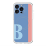 スリムプロテクションプレミアムケース with MagSafe［ オリジナル - initial color line - B blue ］