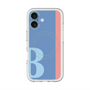 スリムプロテクションプレミアムケース with MagSafe［ オリジナル - initial color line - B blue ］