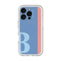 スリムプロテクションプレミアムケース with MagSafe［ オリジナル - initial color line - B blue ］