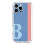 スリムプロテクションプレミアムケース with MagSafe［ オリジナル - initial color line - B blue ］
