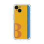 スリムプロテクションプレミアムケース with MagSafe［ オリジナル - initial color line - B orange ］
