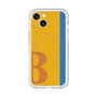 スリムプロテクションプレミアムケース with MagSafe［ オリジナル - initial color line - B orange ］