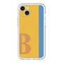 スリムプロテクションプレミアムケース with MagSafe［ オリジナル - initial color line - B orange ］