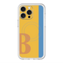 スリムプロテクションプレミアムケース with MagSafe［ オリジナル - initial color line - B orange ］