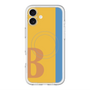 スリムプロテクションプレミアムケース with MagSafe［ オリジナル - initial color line - B orange ］